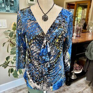 Super Soft & Fitted Max & Rina Ruffled Top/Blouse